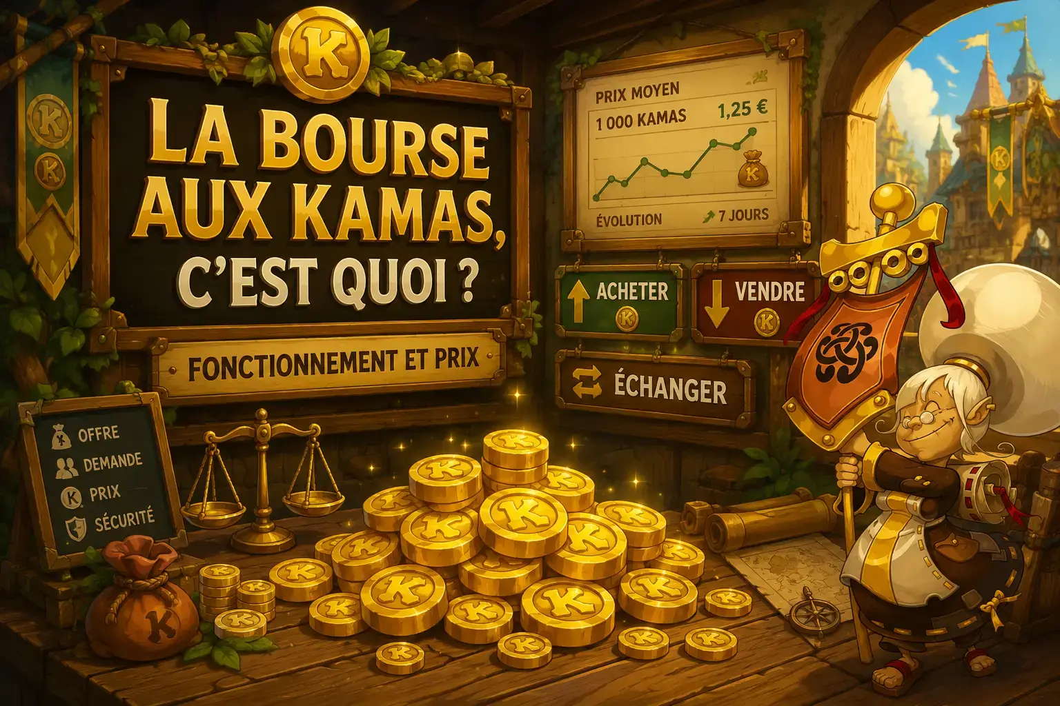 La bourse aux Kamas, c'est quoi ? Fonctionnement et prix